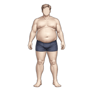Body shape progress visual