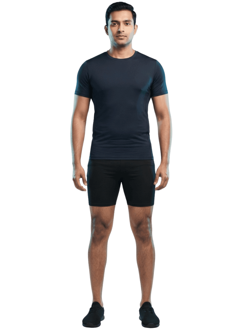 Male body focus map for fitness planning