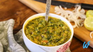 MASOOR DAL WITH SPINACH