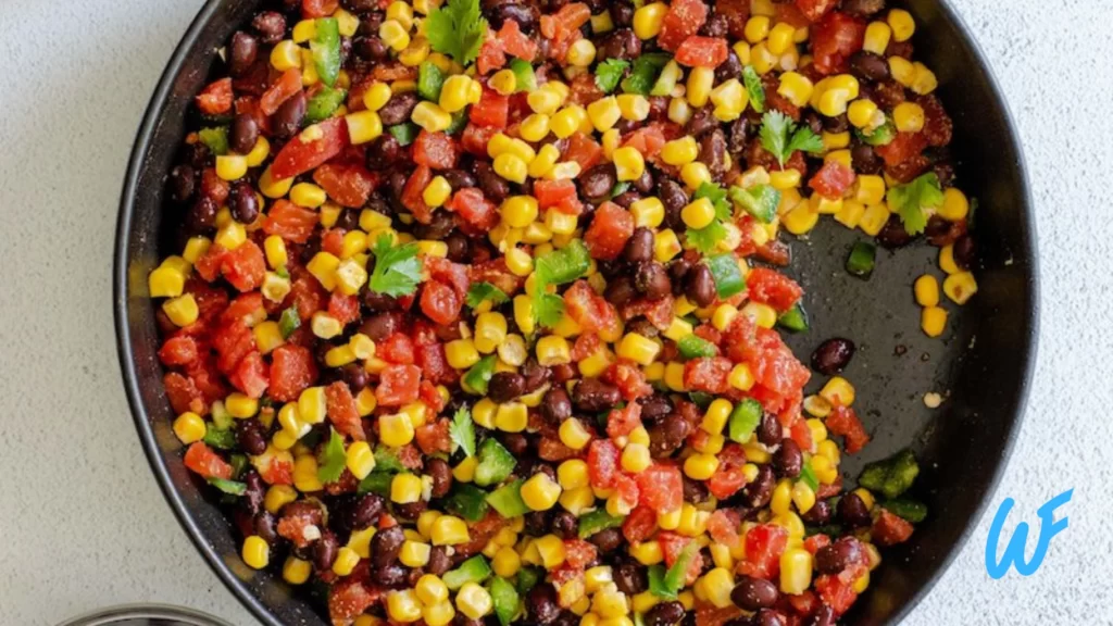 BALCK BEAN SALAD WITH LIME DRESSING