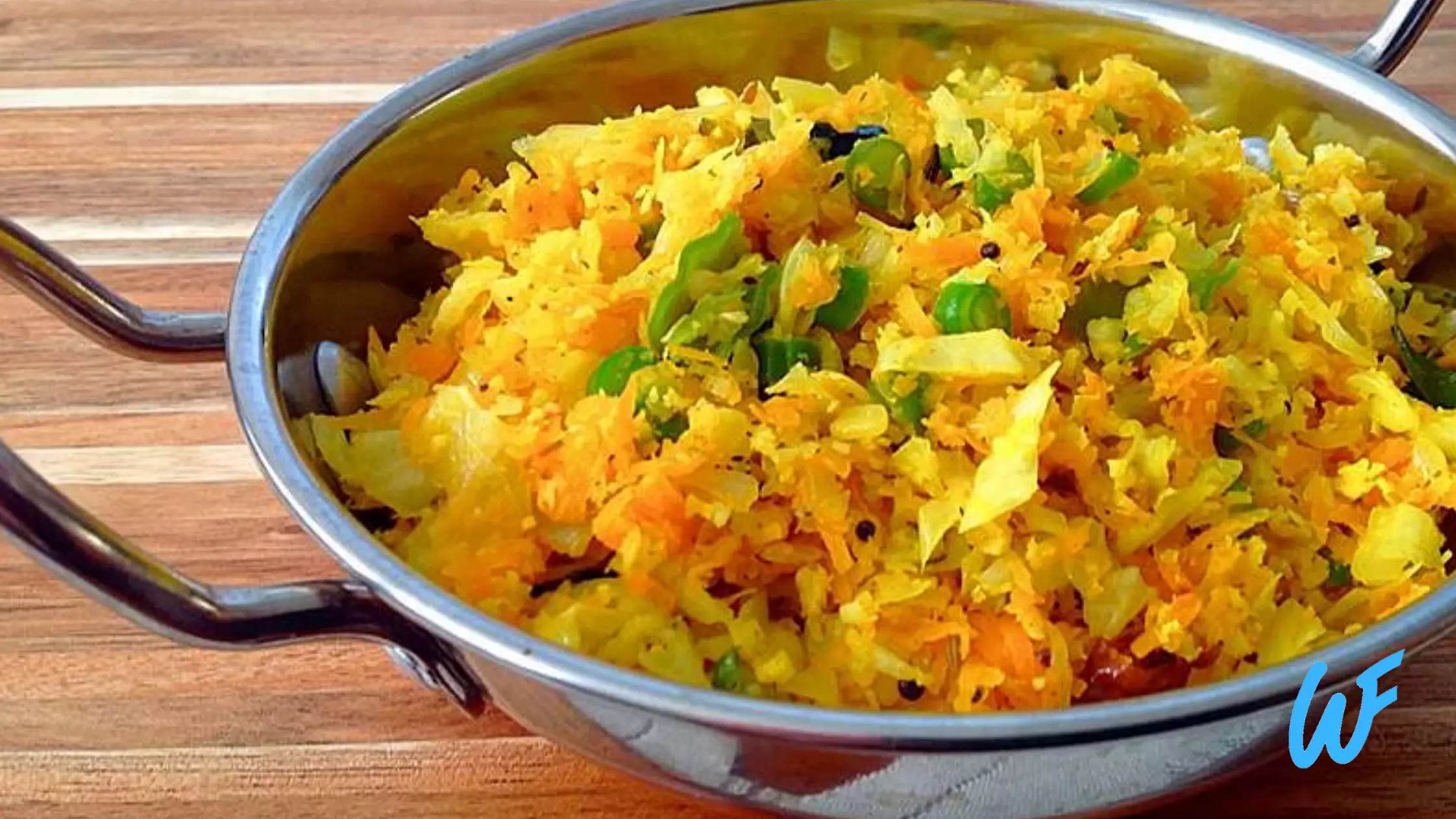 CABBAGE AND CARROT POHA RECIPE