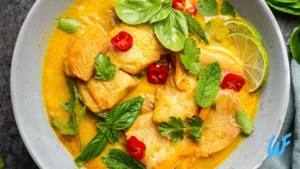 FISH CURRY WITH COCONUT QUINOA RECIPE