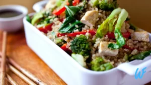 QUINOA AND VEGETABLE STIR-FRY WITH TOFU RECIPE