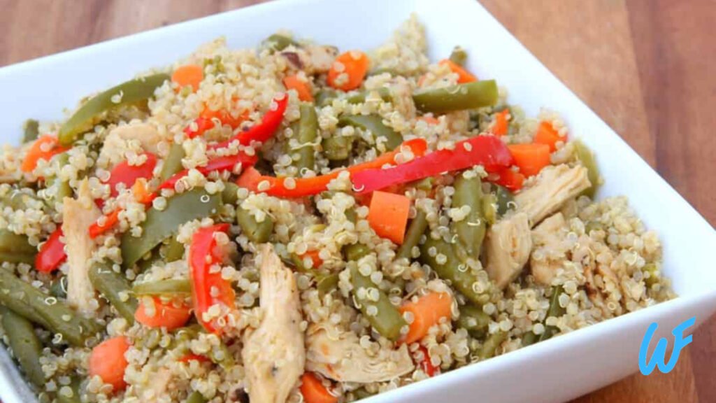 CHICKEN AND EGG STIR FRY WITH QUINOA RECIPE