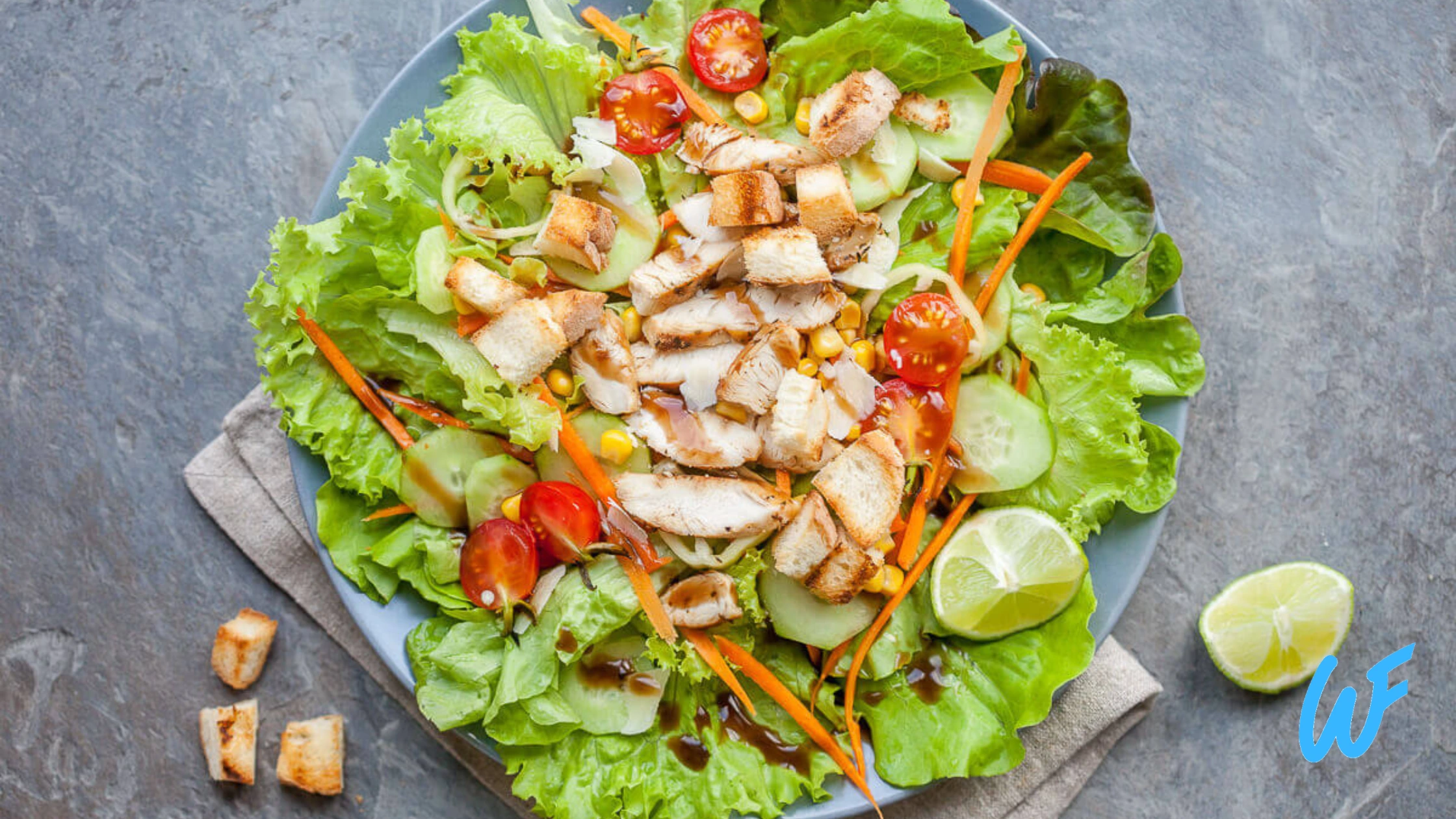 GRILLED CHICKEN SALAD WITH MIXED GREENS RECIPE