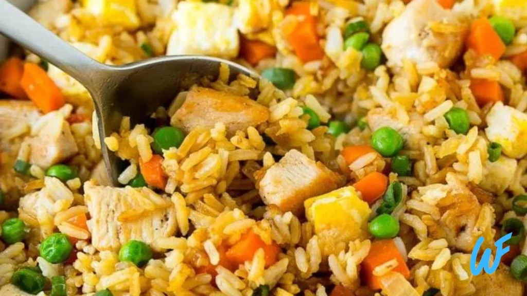 EGG AND CHICKEN FRIED RICE WITH VEGETABLES RECIPE