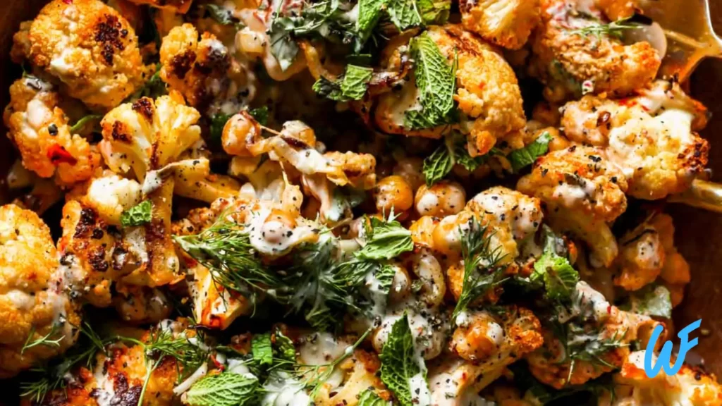 BAKED CAULIFLOWER AND CHICKPEA BITES RECIPE