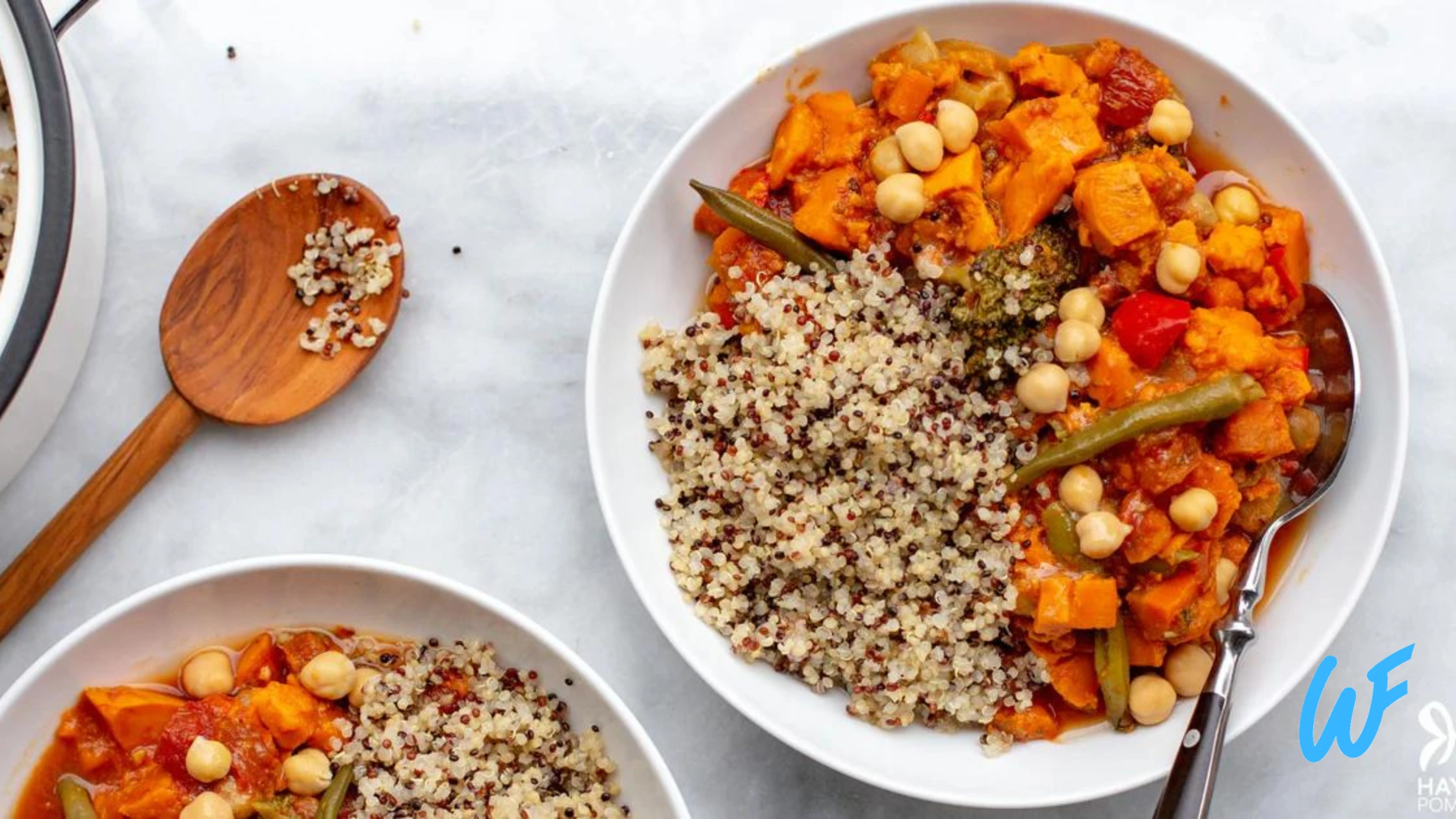 QUINOA AND VEGETABLE CURRY WITH MILLET RECIPE