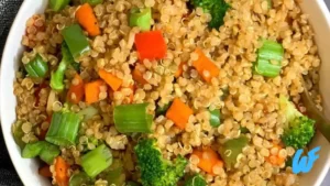 QUINOA AND VEGETABLE STIR FRY WITH TOFU RECIPE