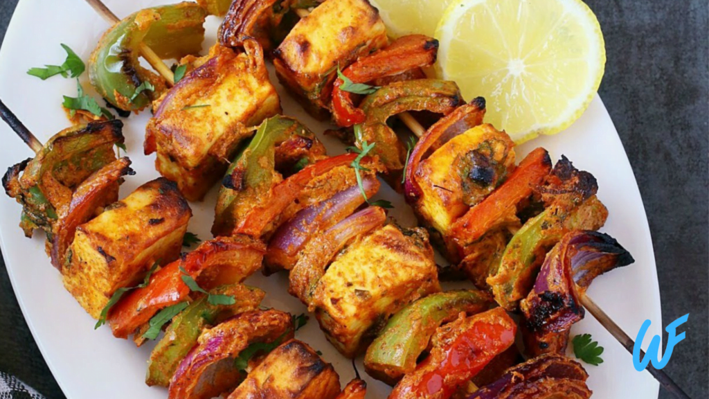 Read more about the article GRILLED PANEER TIKKA SKEWERS RECIPE