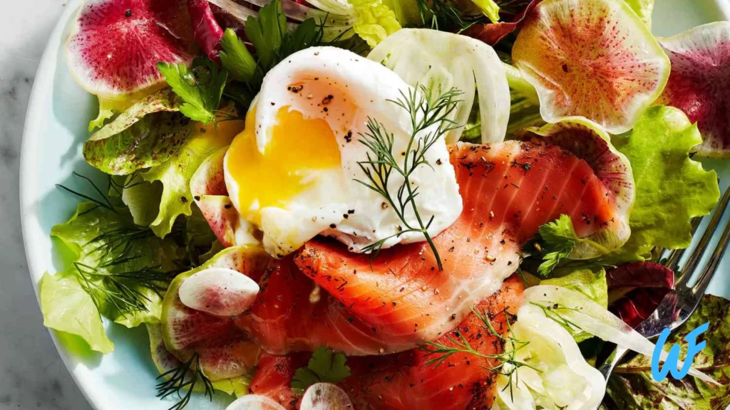 Read more about the article EGG AND SMOKED SALMON BREAKAST SALAD RECIPE