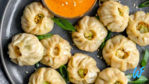 STEAMED VEGETABLE MOMOS WITH SPICY CHUTNEY RECIPE