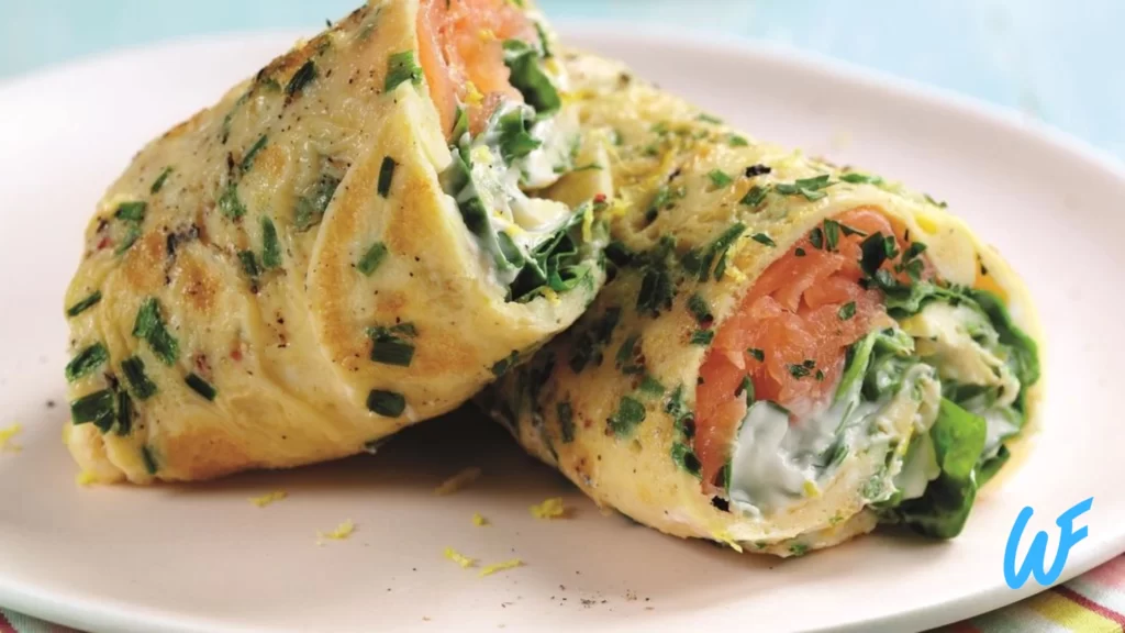 SMOKED SALMON AND EGG WRAP RECIPE