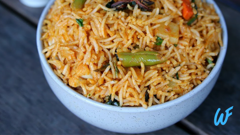 VEGETABLE BIRYANI WITH MINT RAITA RECIPE