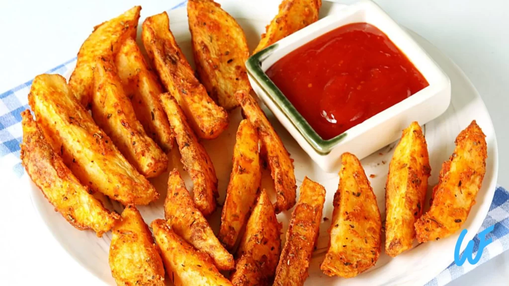 BAKED SPICY POTATO WEDGES RECIPE