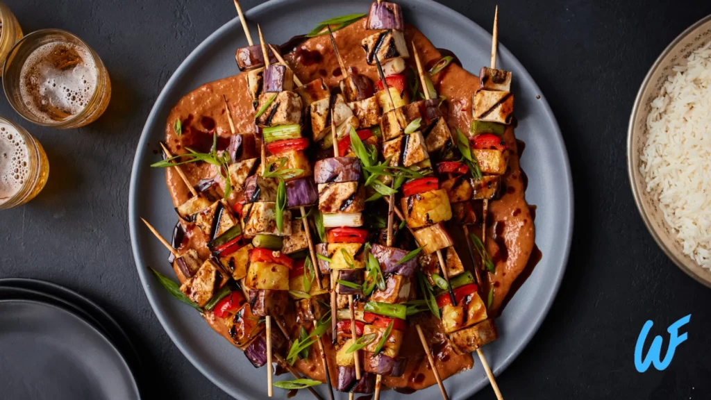 BAKED TOFU SATAY SKEWERS RECIPE