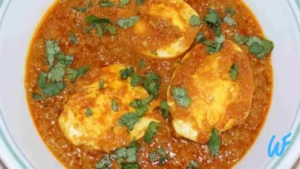 SPICY EGG AND CHICKEN CURRY WITH ROTI RECIPE