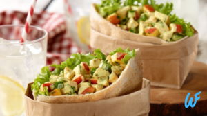 EGG AND CHICKEN SALAD STUFFED PITA RECIPE