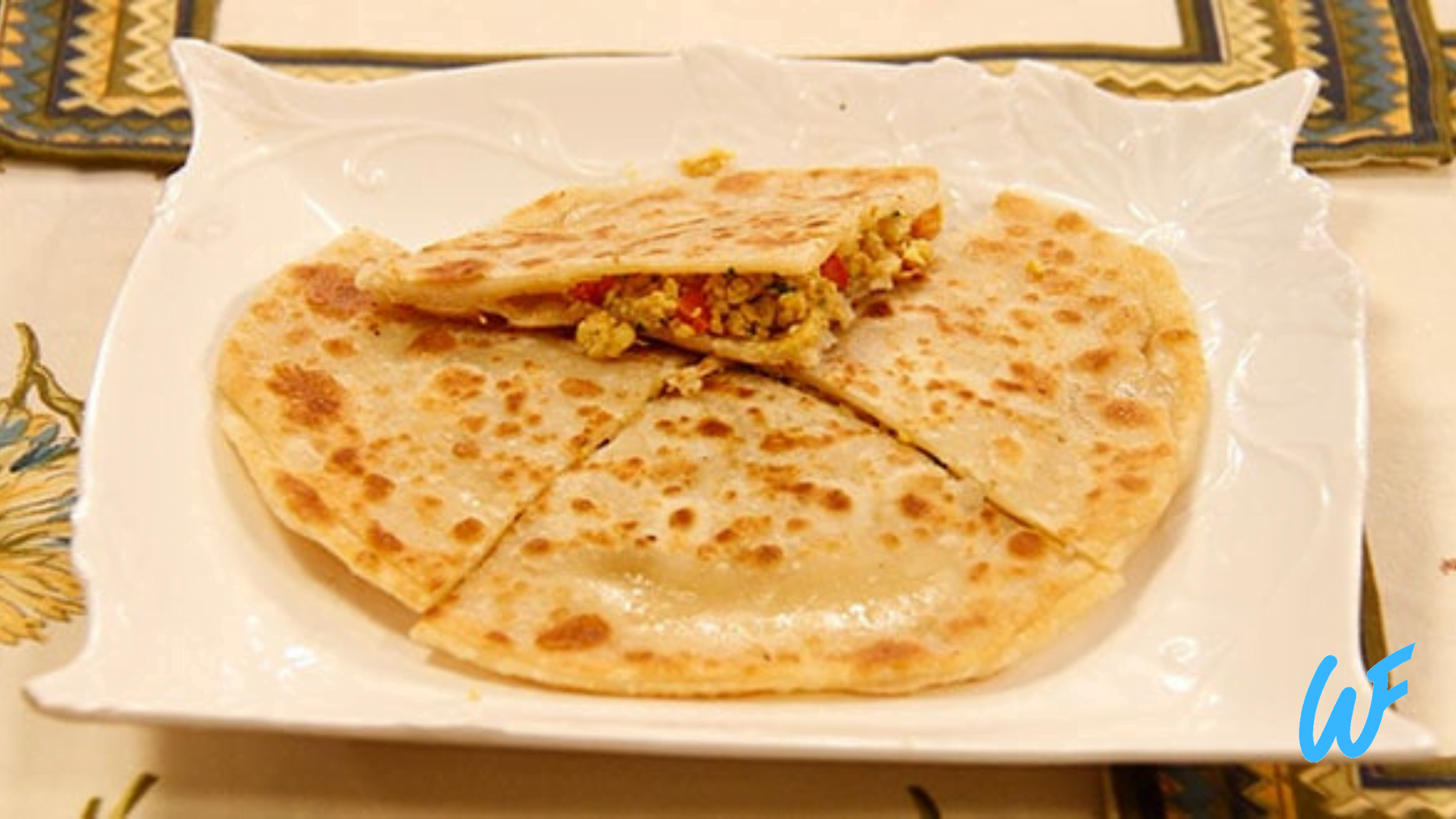 EGG BHURJI WITH WHOLE WHEAT PARATHA