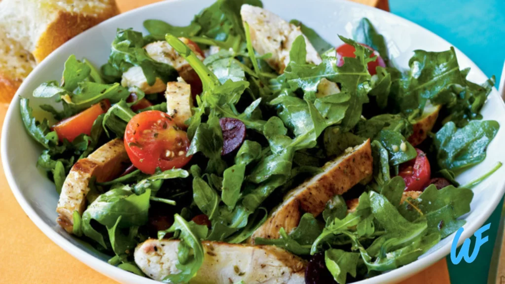 CHICKEN AND EGG SALAD WITH MIXED GREENS RECIPE