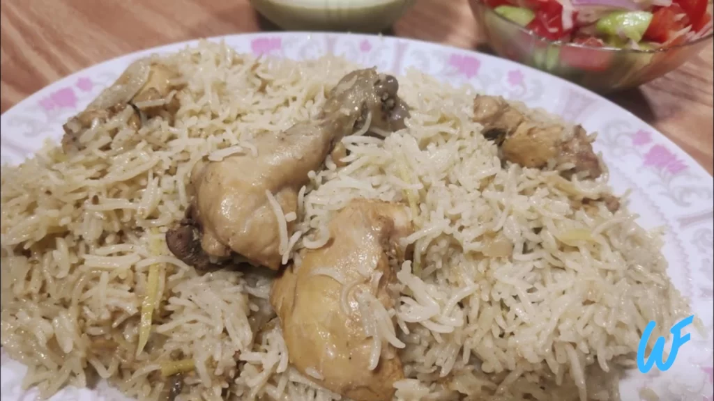 SPICY EGG AND CHICKEN PULAO WITH RAITA RECIPE