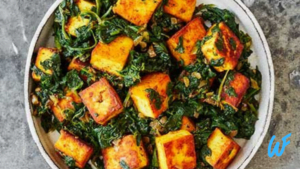 SPINACH AND PANEER CURRY WITH MILLET RECIPE