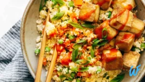 CAULIFLOWER FRIED RICE WITH TOFU RECIPE