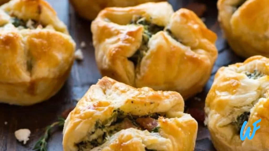 BAKED SPINACH AND CHEESE PUFFS RECIPE