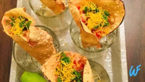 BAKED MASALA PAPAD ROLLS RECIPE