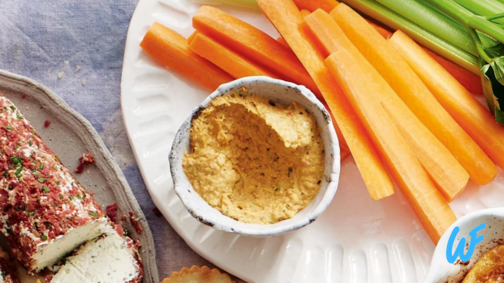 VEGETABLE STICKS WITH HUMMUS RECIPE