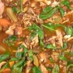 CHICKEN SOUP WITH LENTILS AND SPINACH RECIPE