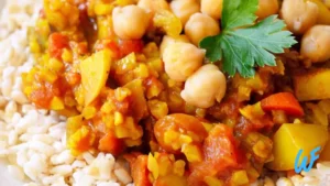 CHICKPEA AND VEGETABLE CURRY WITH QUINOA RECIPE