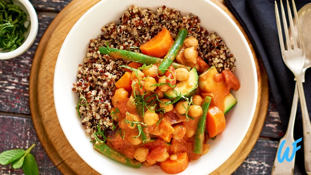 QUINOA AND VEGETABLE CURRY WITH MILLET RECIPE