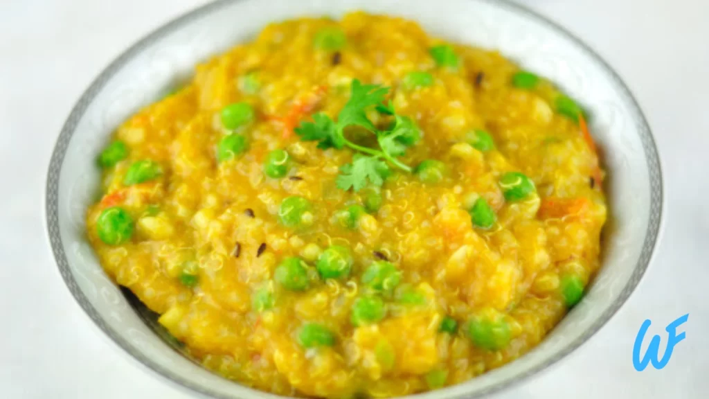 QUINOA AND LENTIL KHICHDI WITH CUCUMBER RAITA