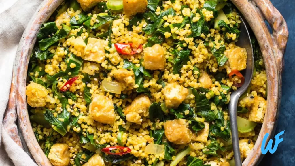 TOFU AND VEGETABLE CURRY WITH MILLET RECIPE