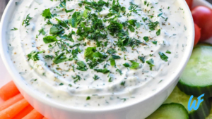 CUCUMBER SLICES WITH GREEK YOGURT DIP RECIPE