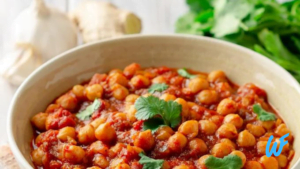 BAKED MASALA CHICKPEAS RECIPE