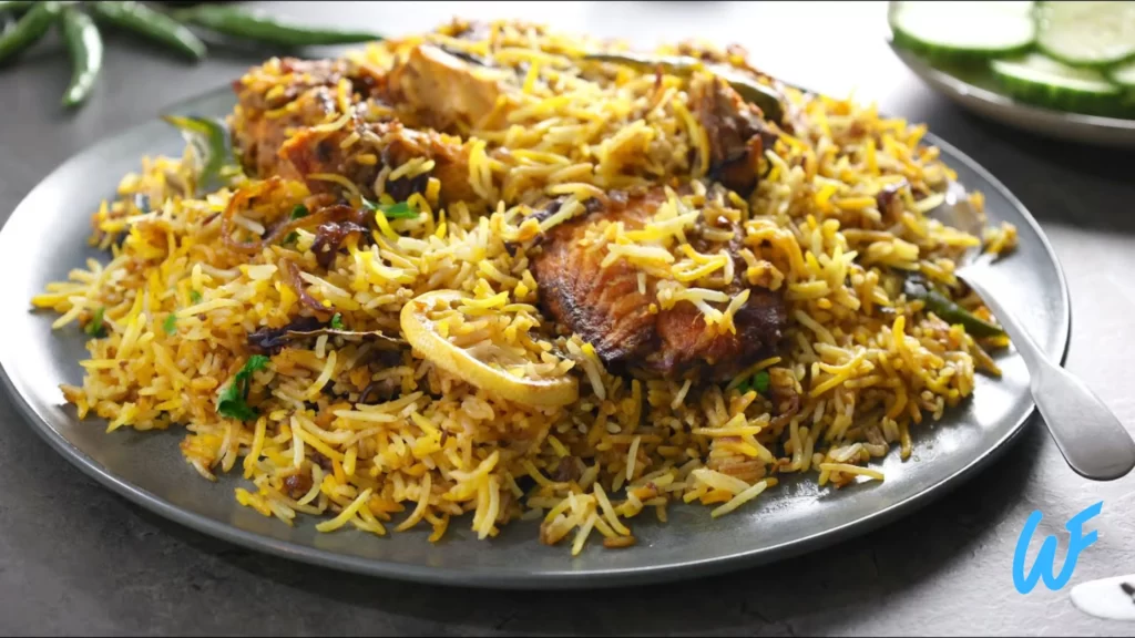 FISH BIRYANI WITH CUCUMBER RAITA RECIPE