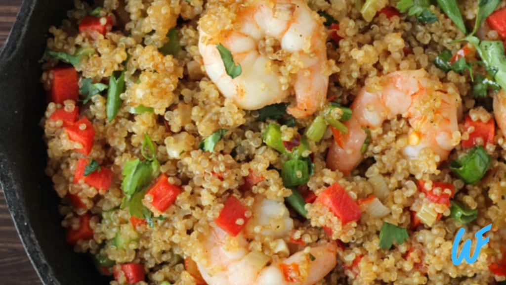 Read more about the article EGG FRIED QUINOA WITH SHRIMP RECIPE
