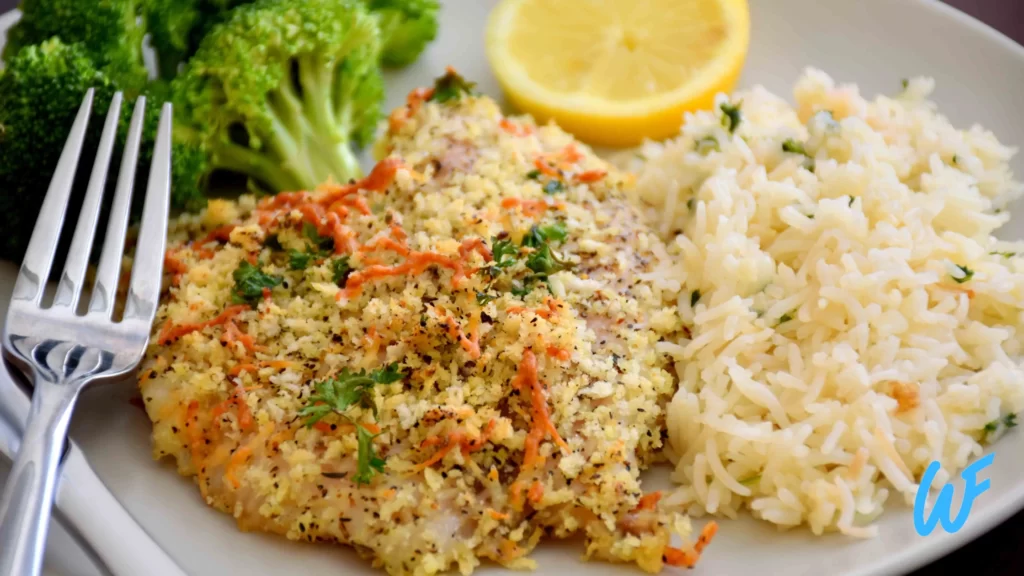Read more about the article BAKED HERB CRUSTED TILAPIA WITH ROASTED VEGETABLES