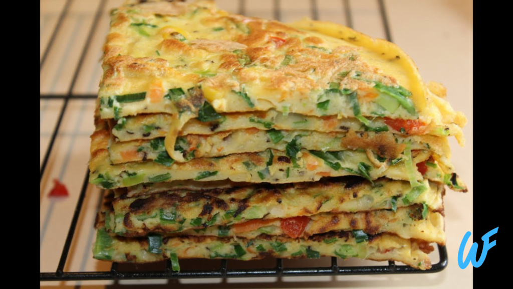 EGG AND VEGETABLE PANCAKES RECIPE