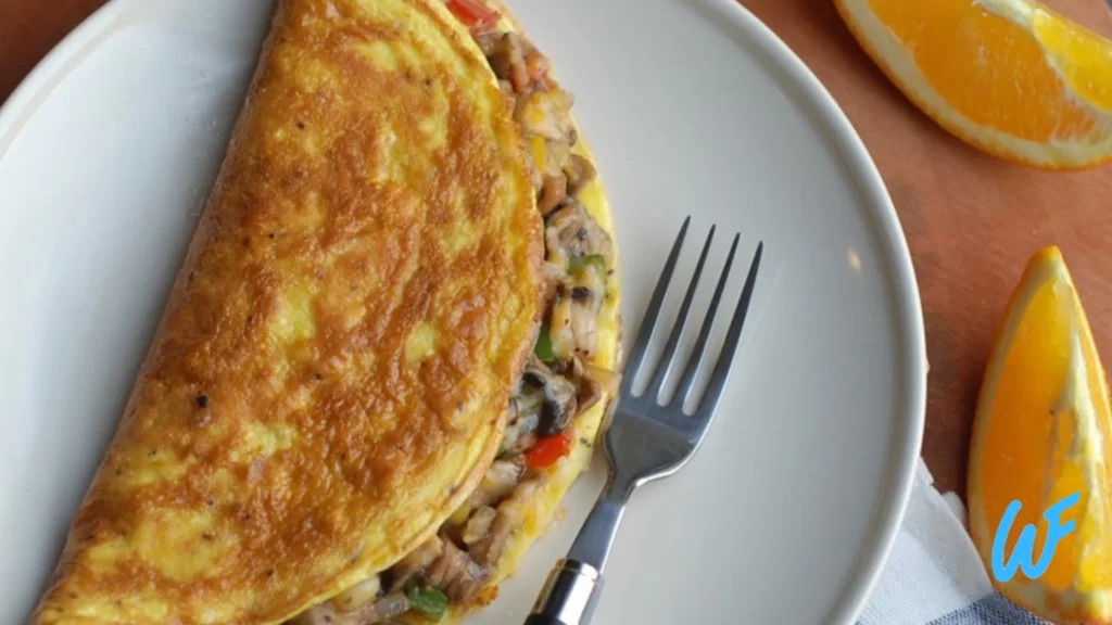 CHICKEN AND VEGETABLE STUFFED OMELETTE RECIPE