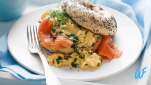 EGG AND SMOKED SALMON BAGEL RECIPE