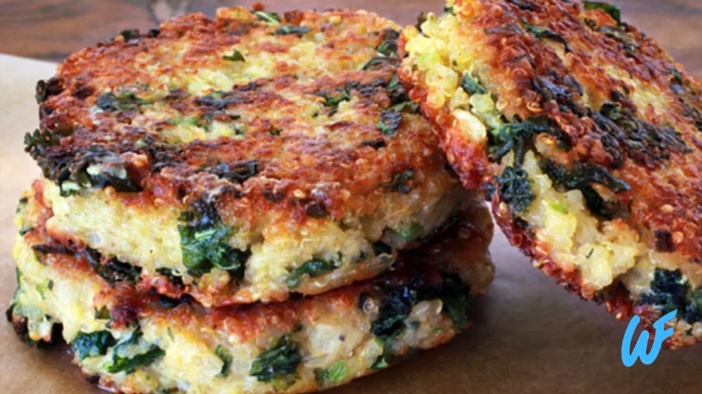 BAKED KALE AND QUINOA PATTIES RECIPE