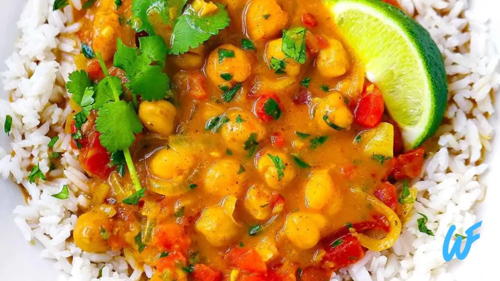 Chickpea and Vegetable Curry with Brown Rice recipe.