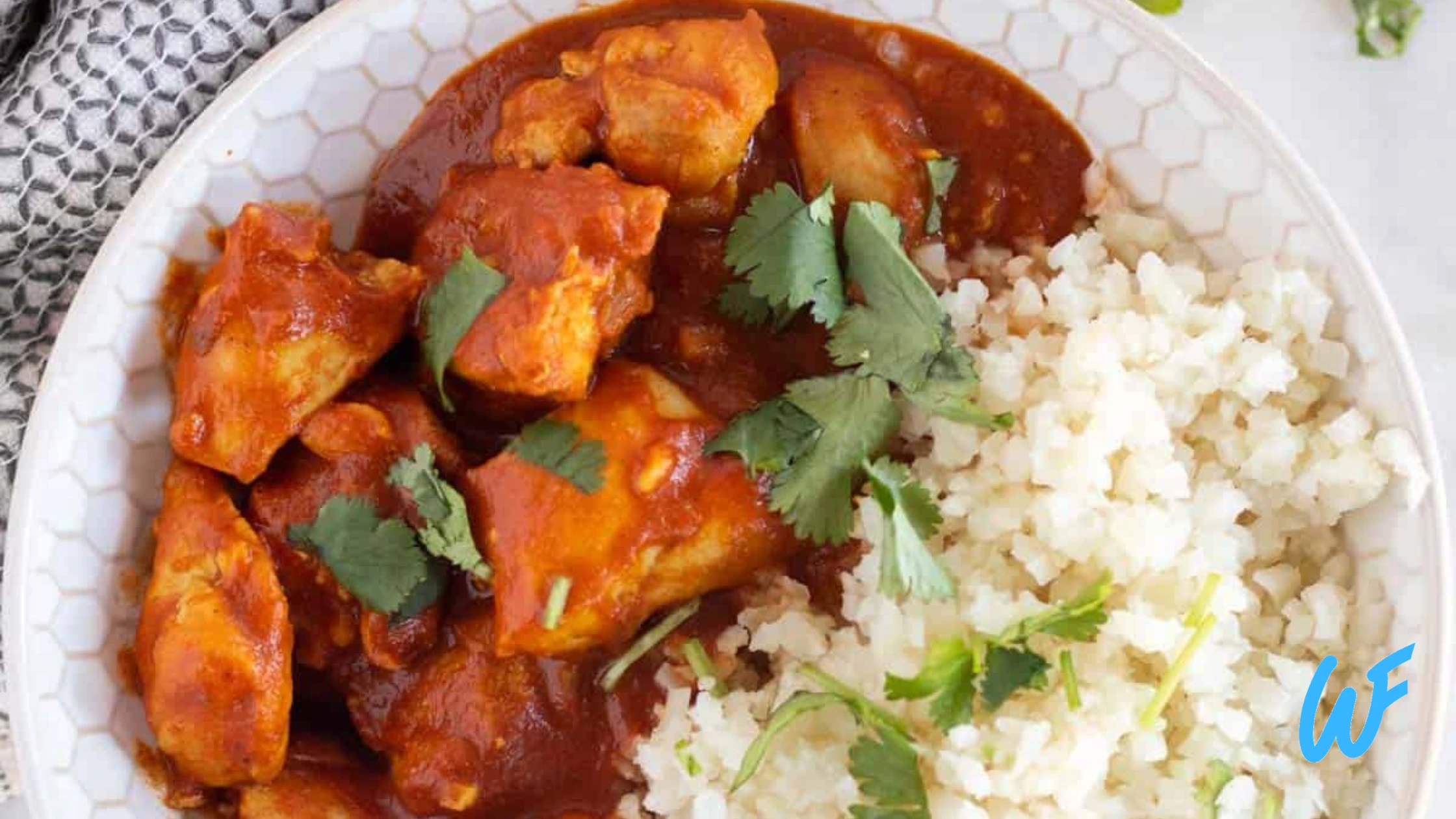 CHICKEN TAWA MASALA WITH CAULIFLOWER RICE