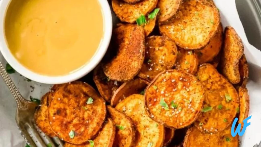 BAKED SWEET POTATO ROUNDS WITH AVOCADO DIP RECIPE