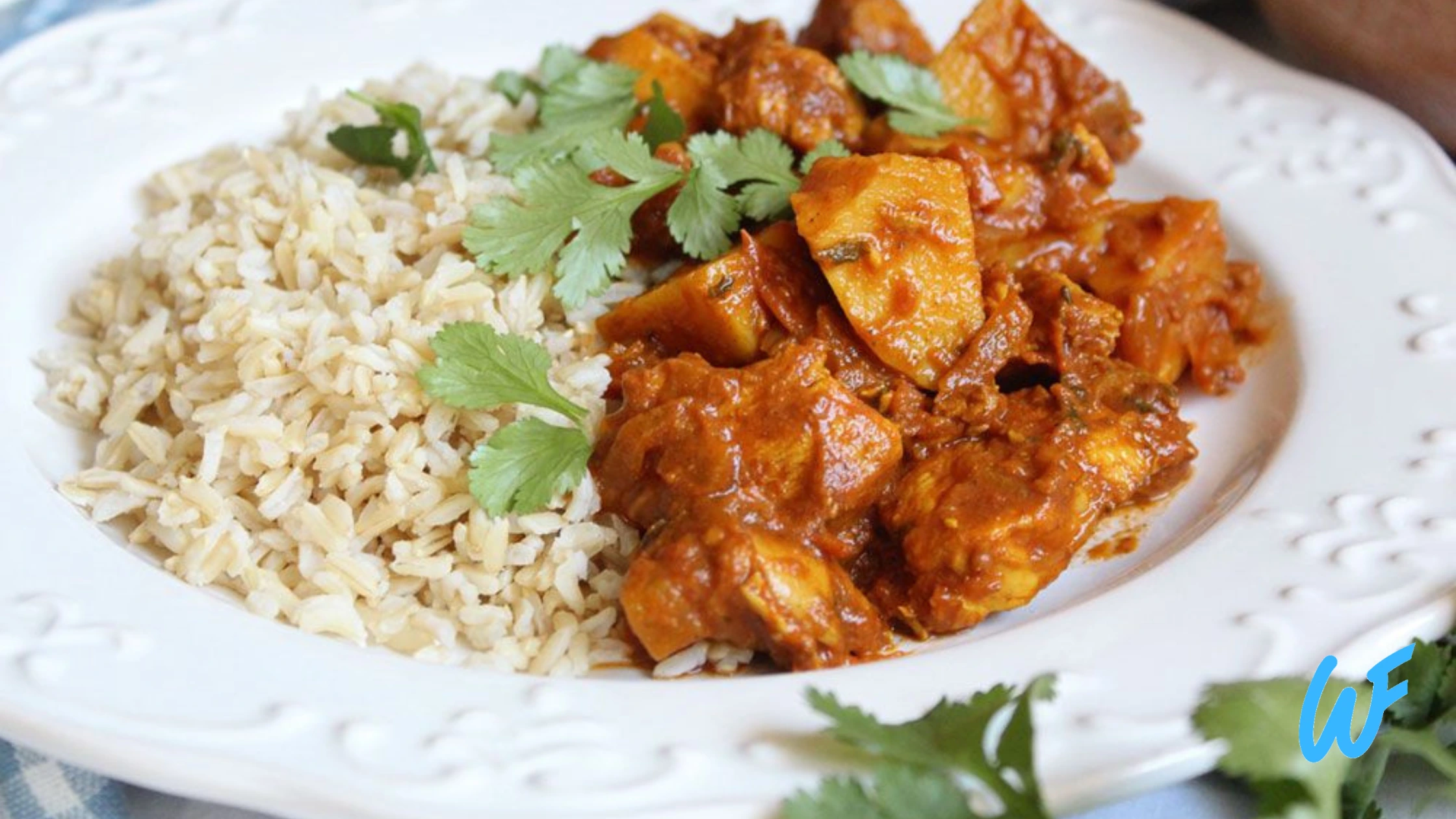 SPICY CHICKEN CURRY WITH BROWN RICE RECIPE