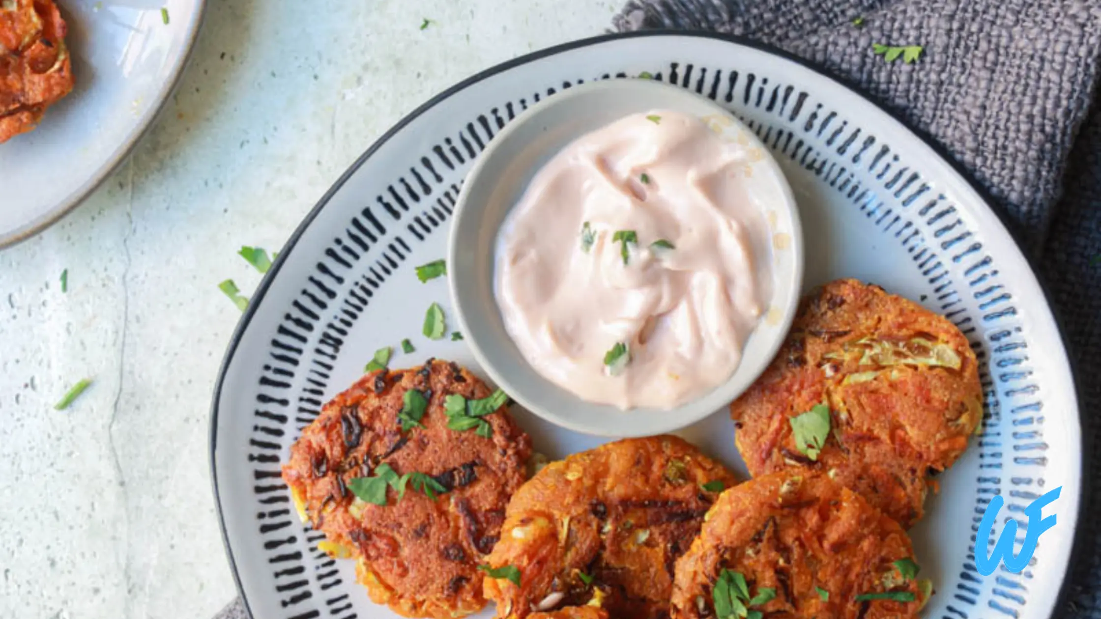 BAKED CABBAGE AND CARROT VADA FRITTERS RECIPE