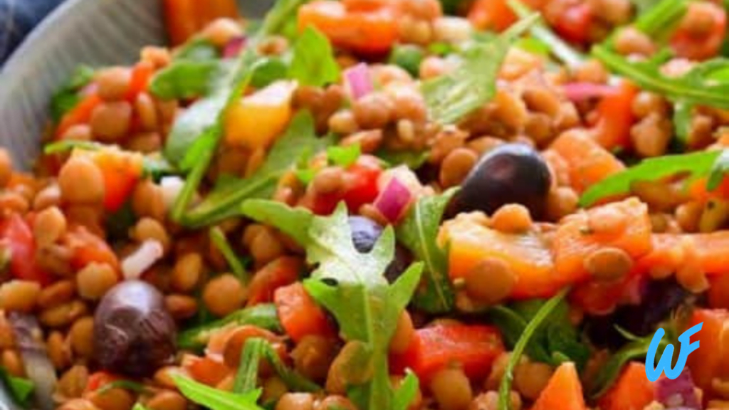 LENTIL SALAD WITH ROASTED VEGETABLES RECIPE